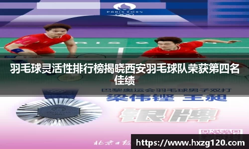 羽毛球灵活性排行榜揭晓西安羽毛球队荣获第四名佳绩